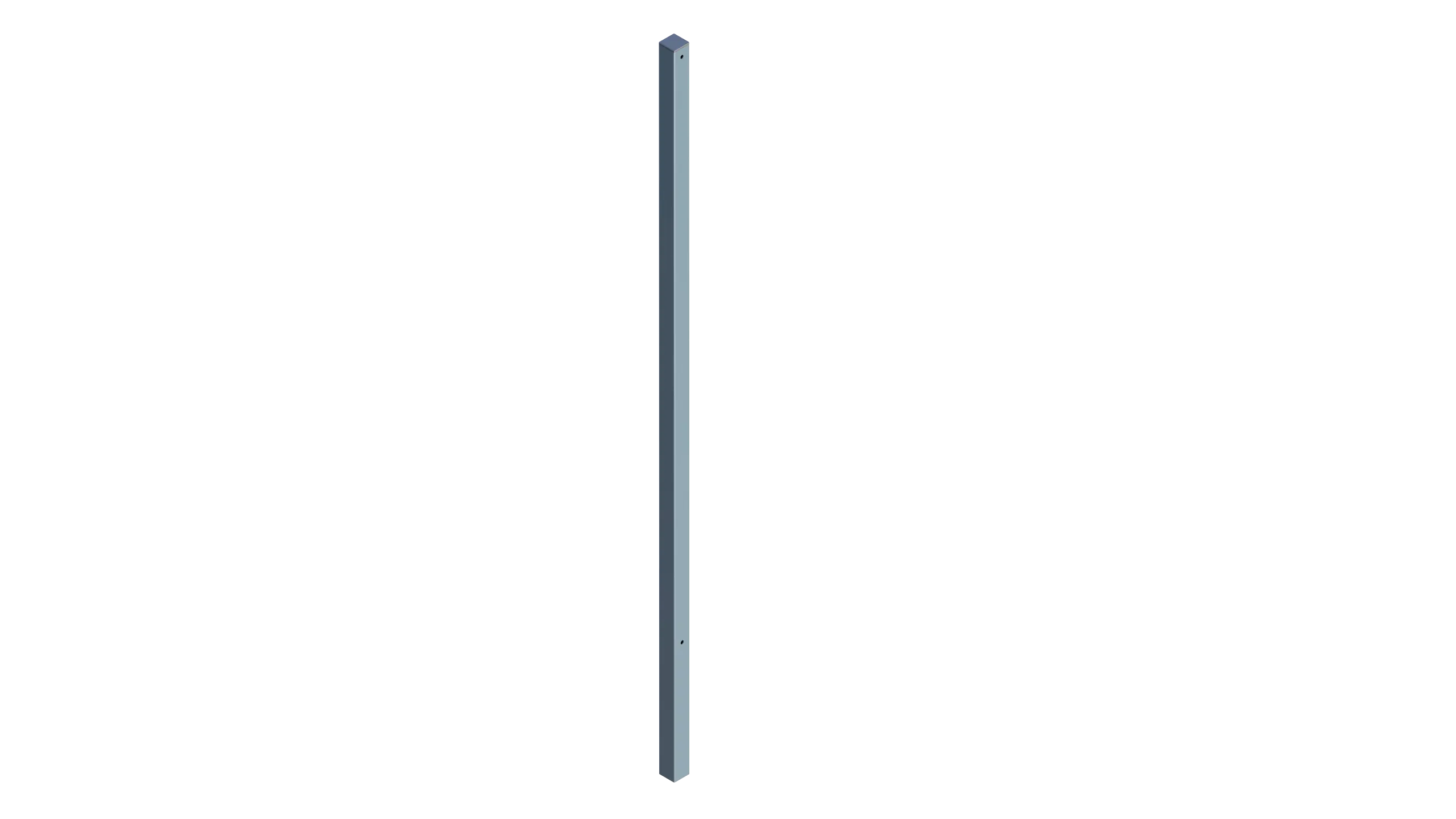 Woven sheet metal posts and accessories
