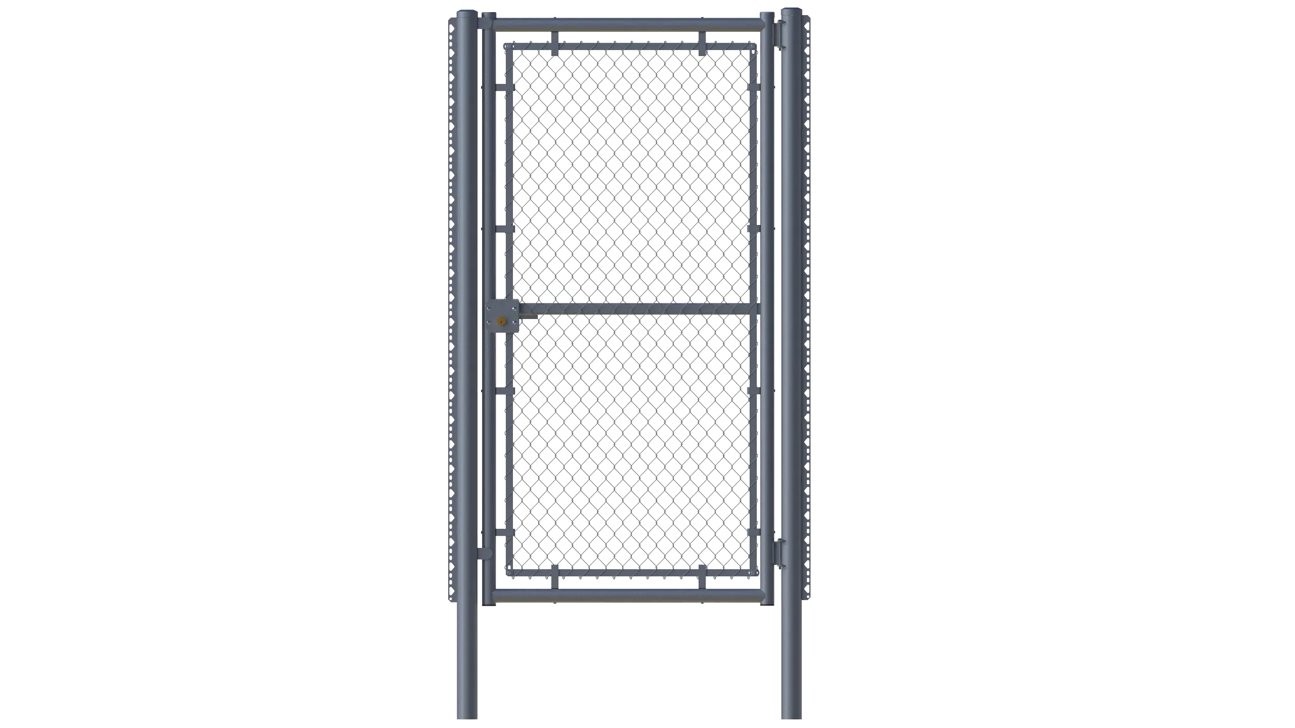 Single twist mesh gates